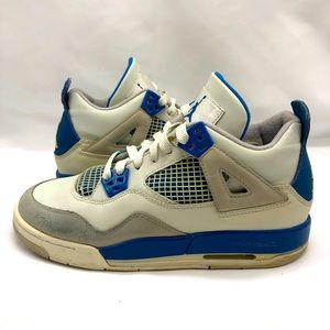 Nike Air Jordan 4 Retro (GS) Military Blue 2006 Youth Basketball Sneakers Sz 5Y
